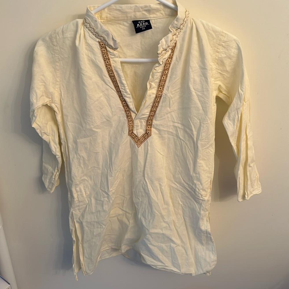 Child’s Azad Kurta 28 Ethnic Cultural Shirt Blouse Tunic